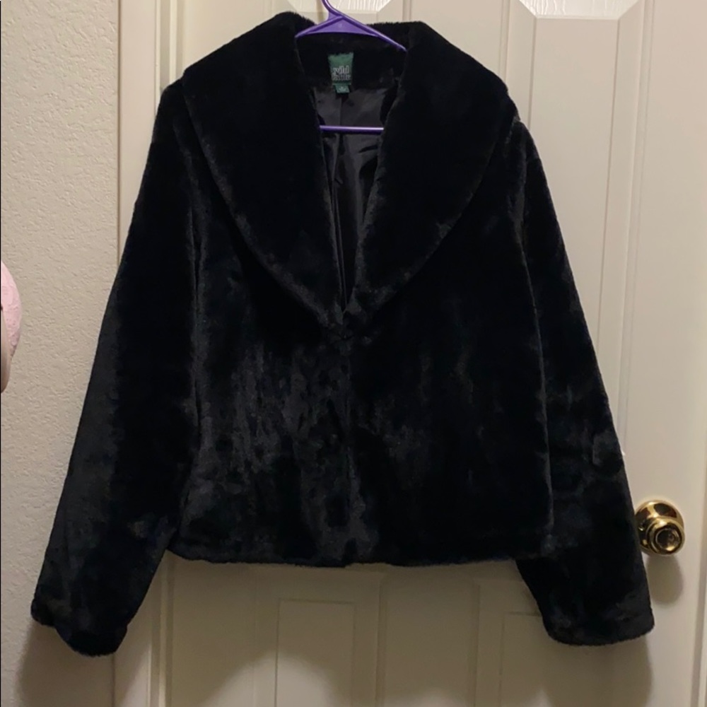 Short Faux Fur Coat